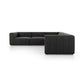 Langham Channeled 5-Piece Sectional - Saxon Charcoal