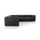 Langham Channeled 5-Piece Sectional - Saxon Charcoal