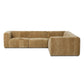 Langham Channeled 5-Piece Sectional - Ravello Camel