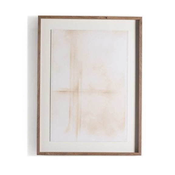 Neutral Sand by Amy Berlin - Rustic Walnut