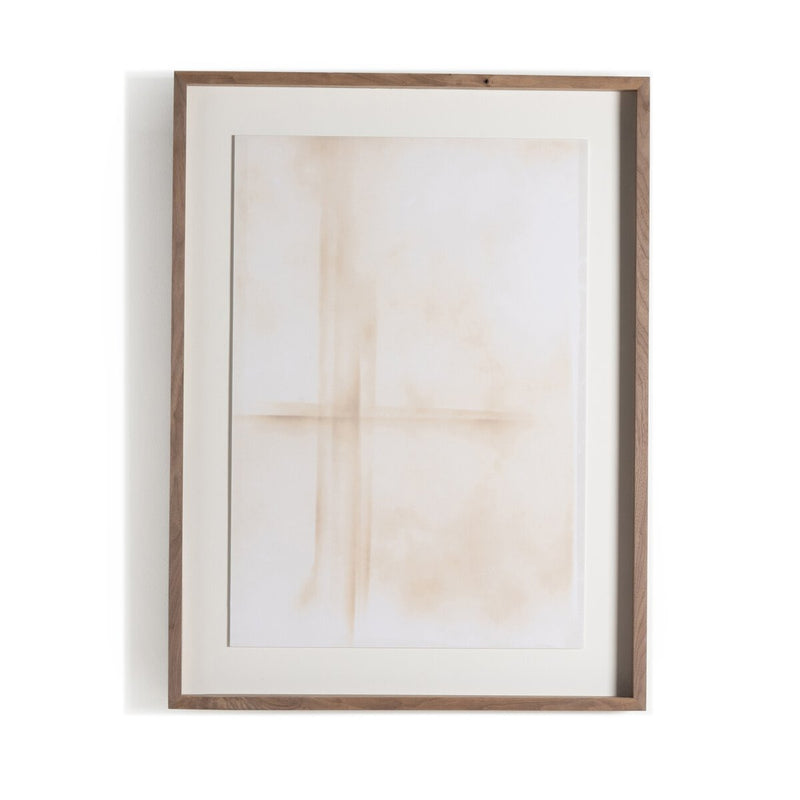 Neutral Sand by Amy Berlin - Rustic Walnut
