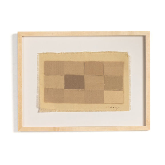 Checkered Earth Tones by Shaina Page - Natural Maple