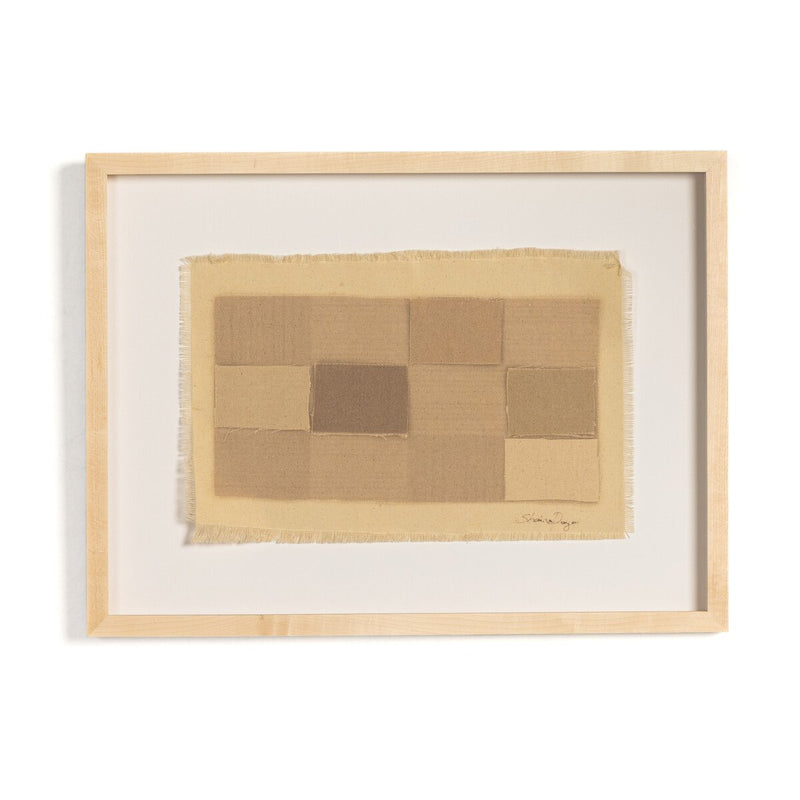 Checkered Earth Tones by Shaina Page - Natural Maple