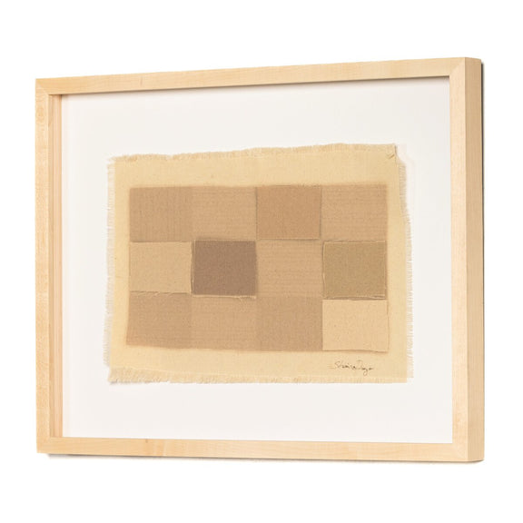 Checkered Earth Tones by Shaina Page - Natural Maple