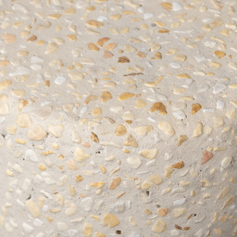Orlan Outdoor End Table - Pure Terrazzo