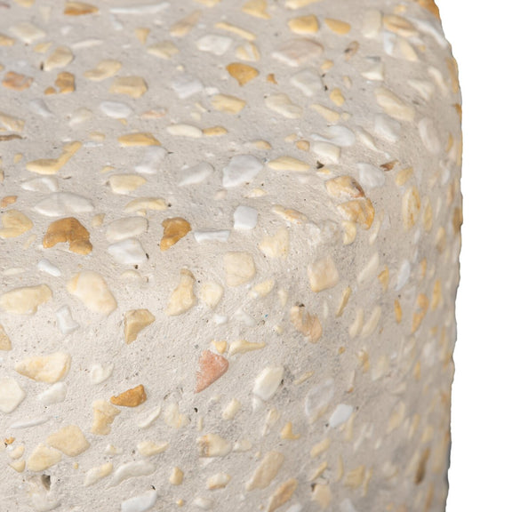 Orlan Outdoor End Table - Pure Terrazzo