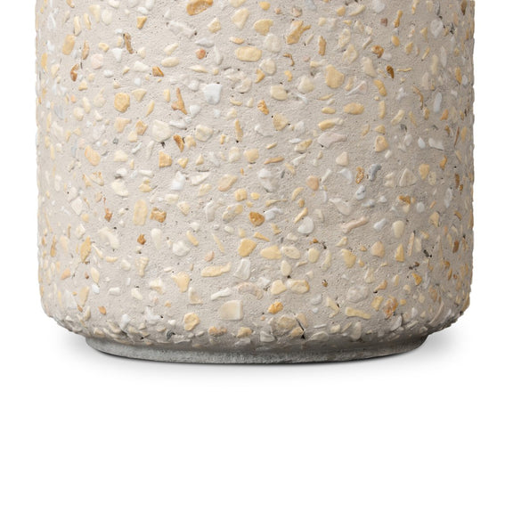 Orlan Outdoor End Table - Pure Terrazzo