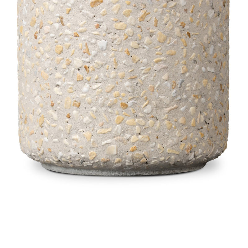 Orlan Outdoor End Table - Pure Terrazzo