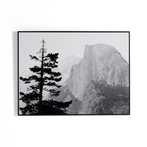 Half Dome From Glacier Point by Getty Images - Black Maple Floater