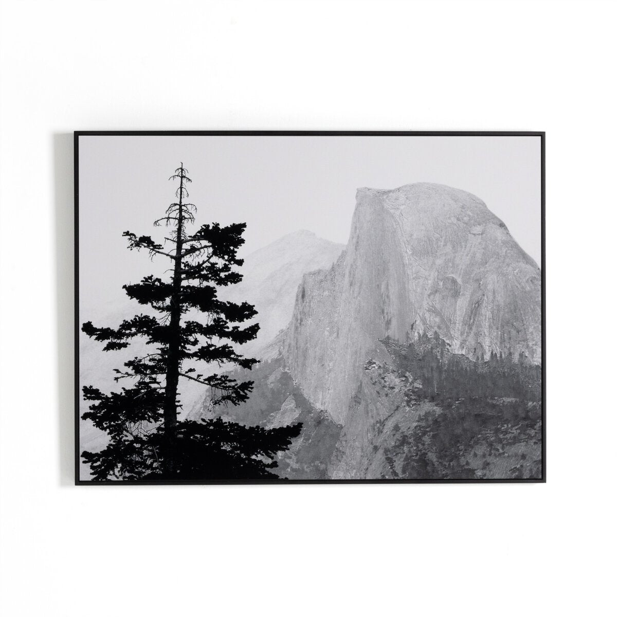 Half Dome From Glacier Point by Getty Images - Black Maple Floater