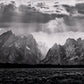 Grand Teton Range by Getty - Black Maple Floater