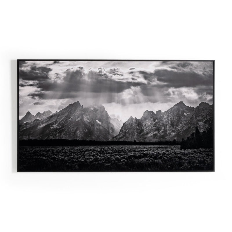 Grand Teton Range by Getty - Black Maple Floater