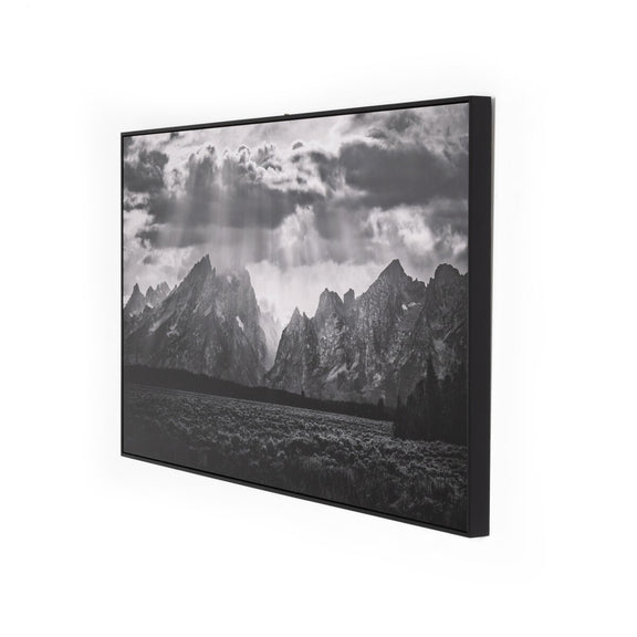Grand Teton Range by Getty - Black Maple Floater