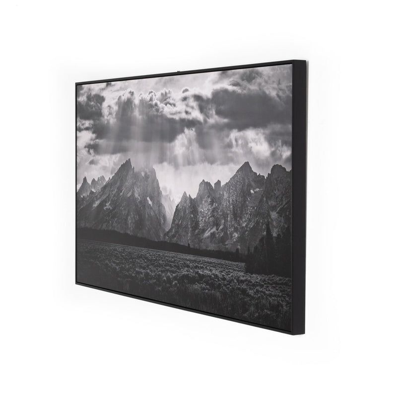 Grand Teton Range by Getty - Black Maple Floater