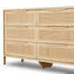 Sydney 9 Drawer Dresser - Natural Mango