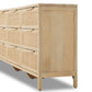 Sydney 9 Drawer Dresser - Natural Mango