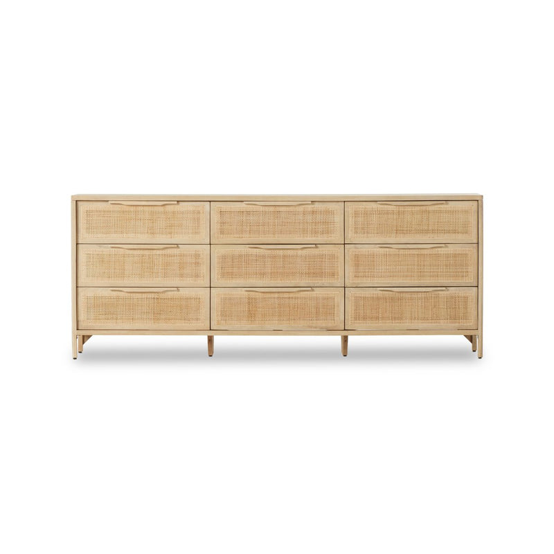 Sydney 9 Drawer Dresser - Natural Mango