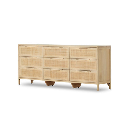 Sydney 9 Drawer Dresser - Natural Mango