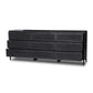Sydney 9 Drawer Dresser - Black Wash & Black Cane