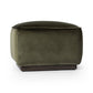 Sinclair Square Ottoman-21" - Surrey Olive