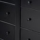 Lendon 6 Drawer Dresser - Black