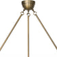 Marceline Chandelier - Antique Brass Iron