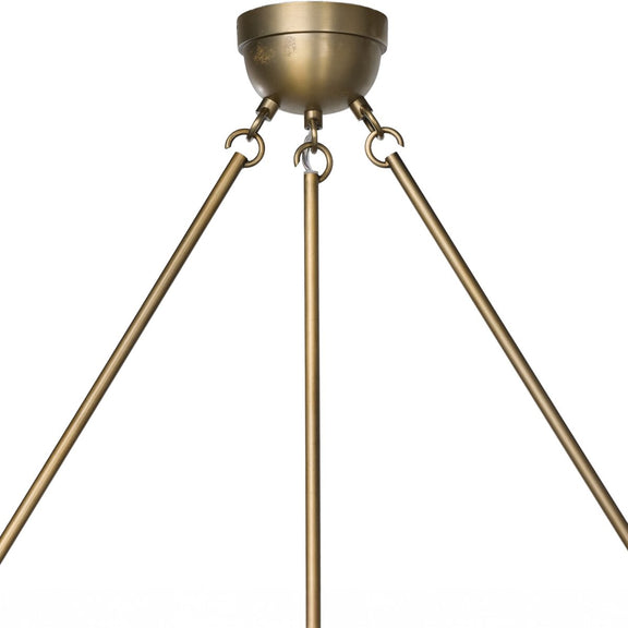Marceline Chandelier - Antique Brass Iron
