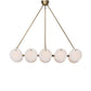 Marceline Chandelier - Antique Brass Iron