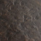 Round Side Table In Solid Iron - Bronze Hammered Textured