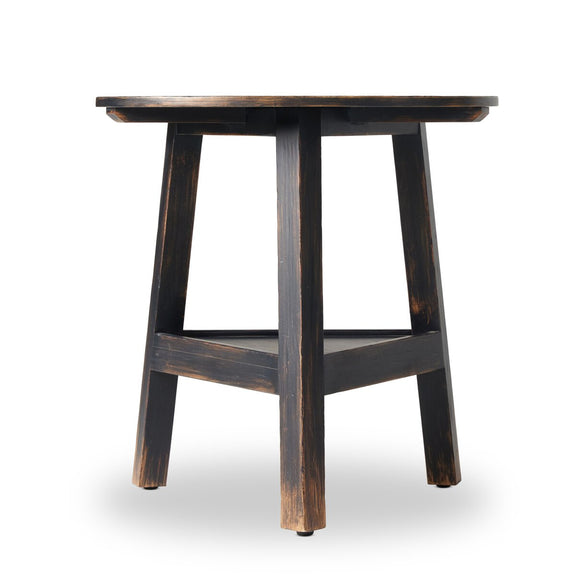 Kickapoo River Cricket Table - Distressed Black