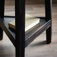 Kickapoo River Cricket Table - Distressed Black
