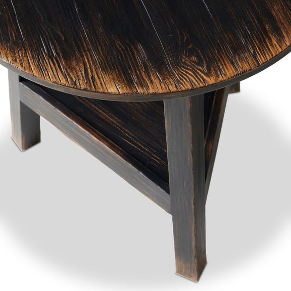 Kickapoo River Cricket Table - Distressed Black