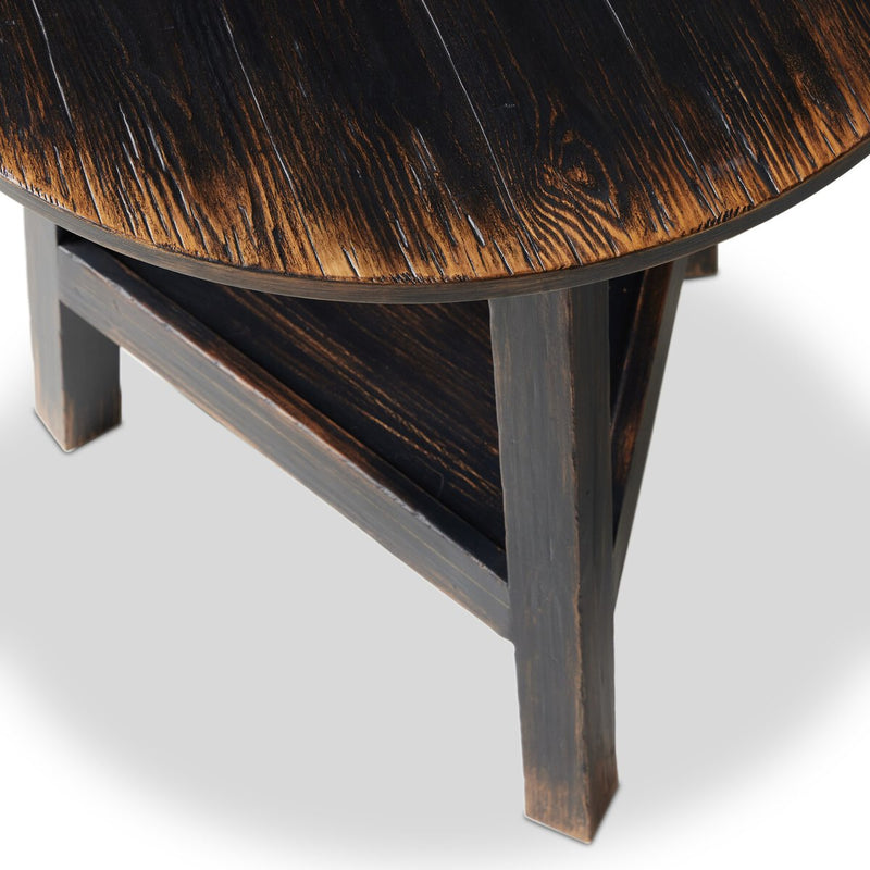 Kickapoo River Cricket Table - Distressed Black