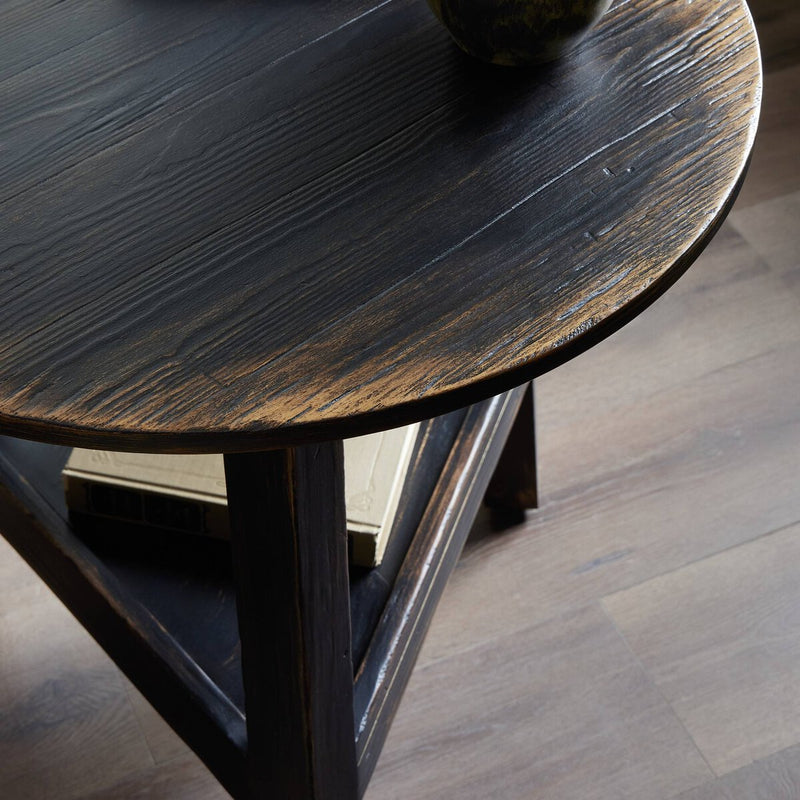 Kickapoo River Cricket Table - Distressed Black