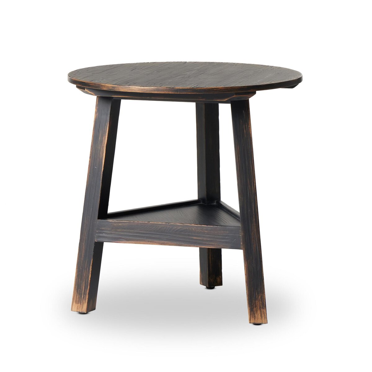 Kickapoo River Cricket Table - Distressed Black