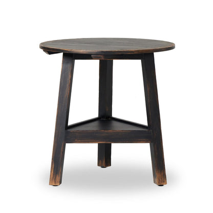 Kickapoo River Cricket Table - Distressed Black