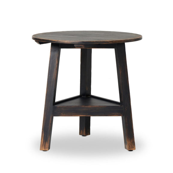 Kickapoo River Cricket Table - Distressed Black