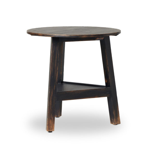 Kickapoo River Cricket Table - Distressed Black