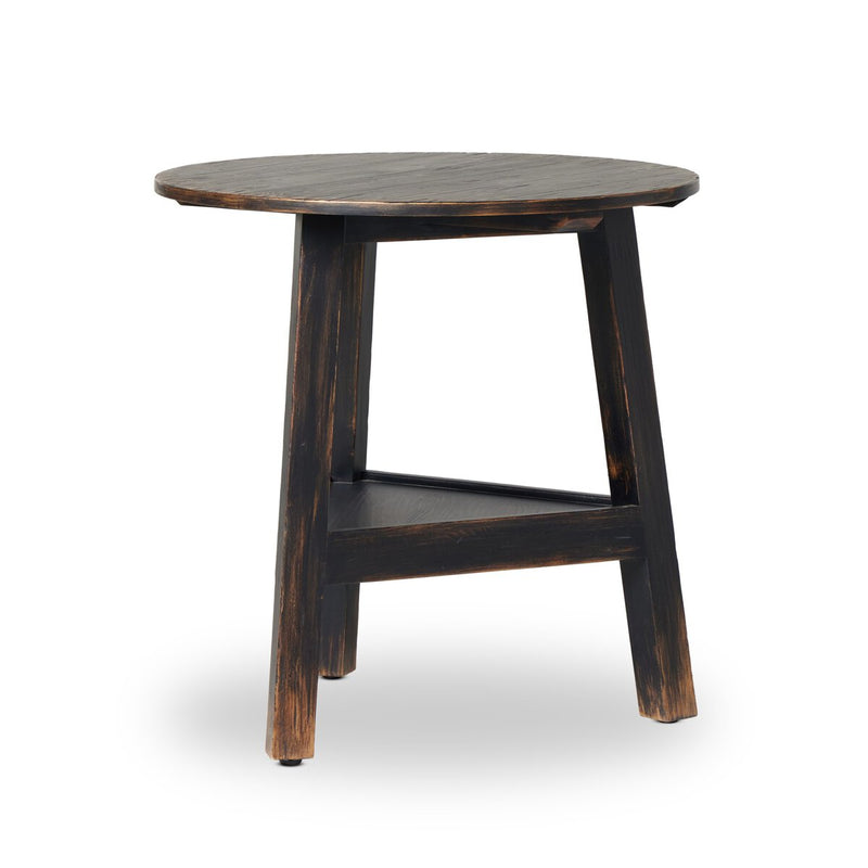 Kickapoo River Cricket Table - Distressed Black