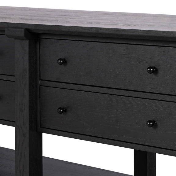 Gardendale Kitchen Island - Black Oak