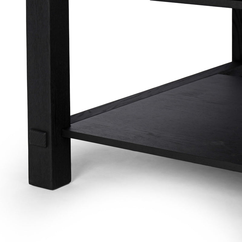 Gardendale Kitchen Island - Black Oak