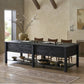 Gardendale Kitchen Island - Black Oak