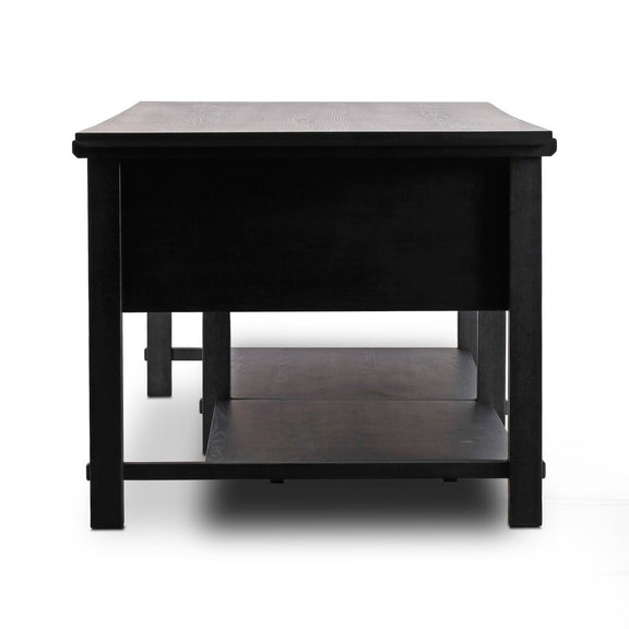 Gardendale Kitchen Island - Black Oak