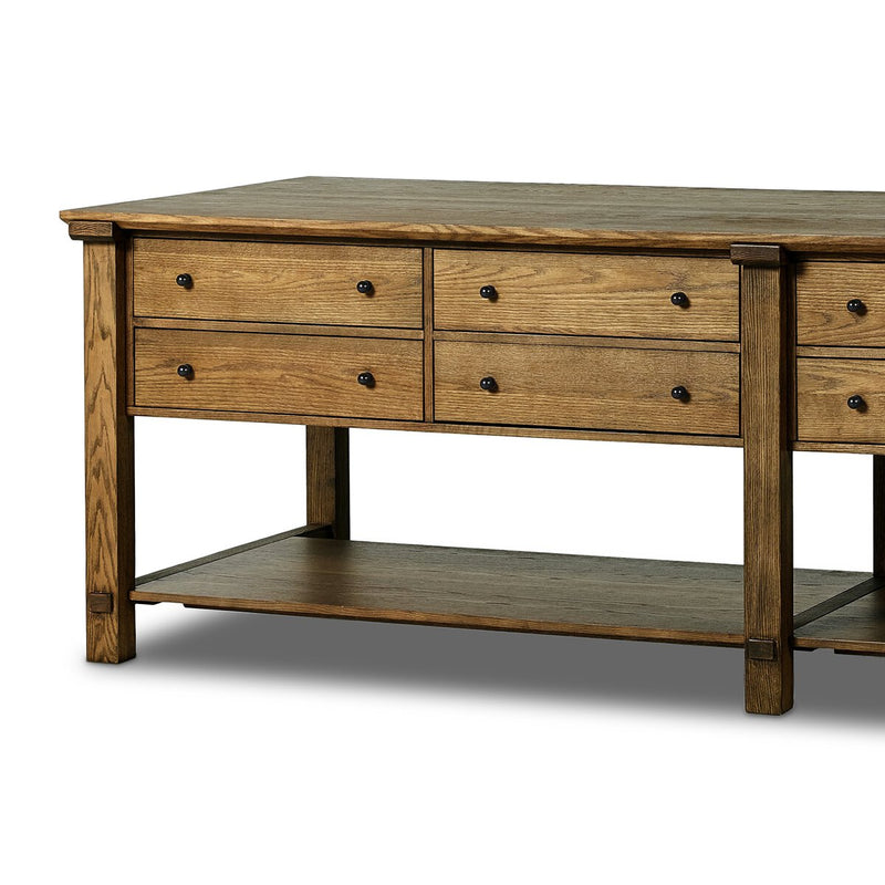 Gardendale Kitchen Island - Tan Oak