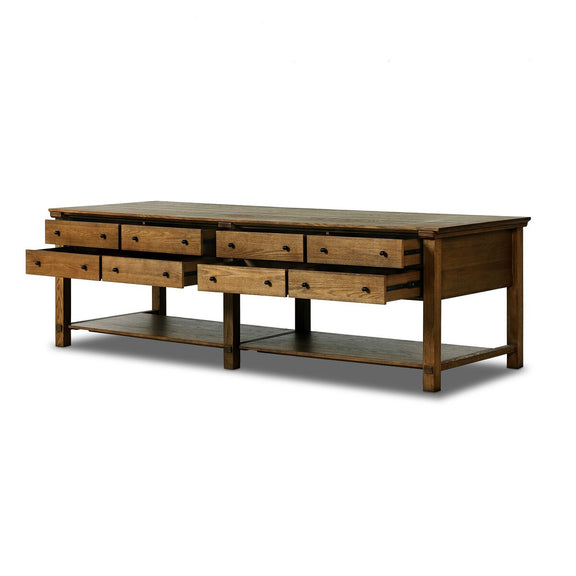 Gardendale Kitchen Island - Tan Oak