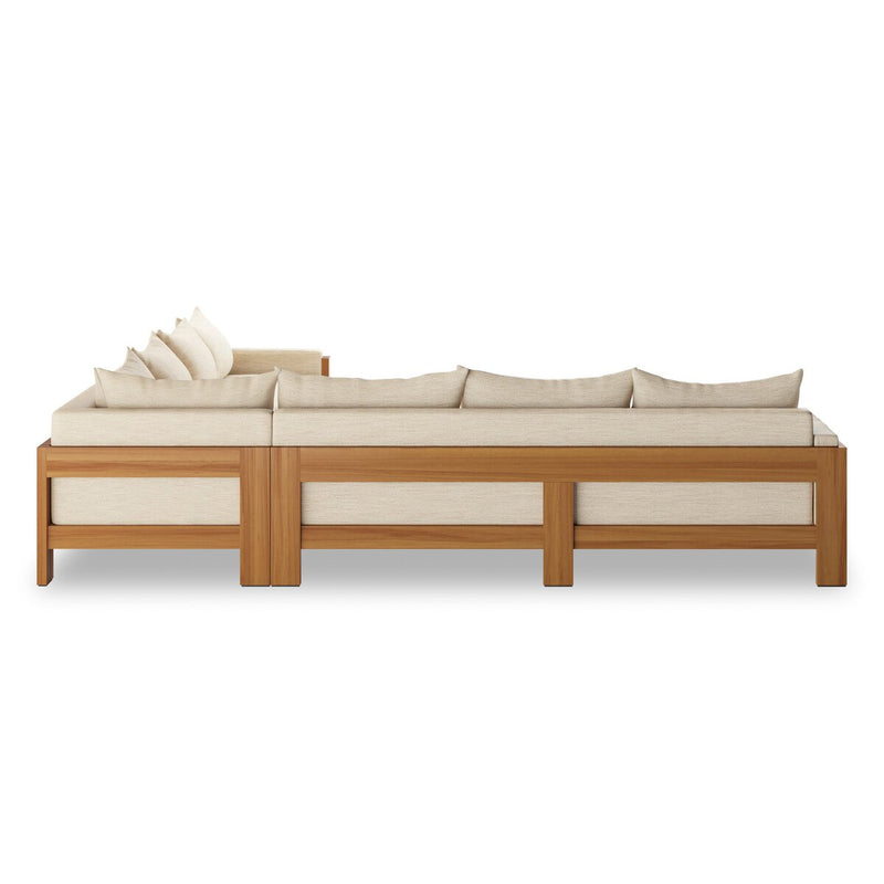 Chapman Outdoor 3-PIece Sectional - Casa Cream