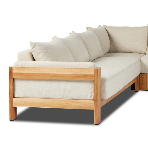 Chapman Outdoor 3-PIece Sectional - Casa Cream