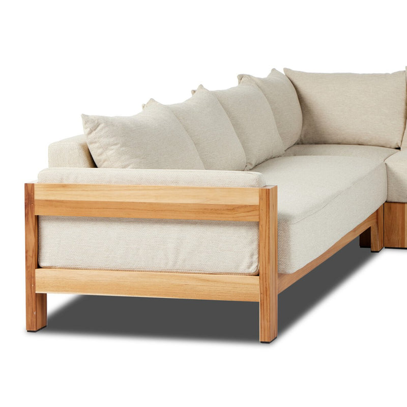 Chapman Outdoor 3-PIece Sectional - Casa Cream