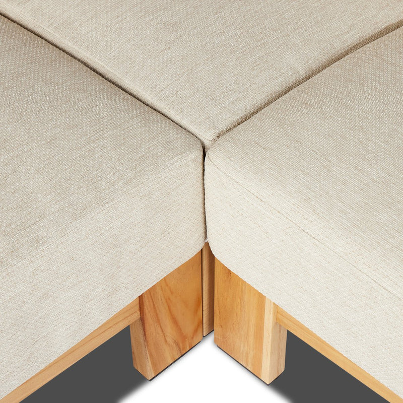 Chapman Outdoor 3-PIece Sectional - Casa Cream