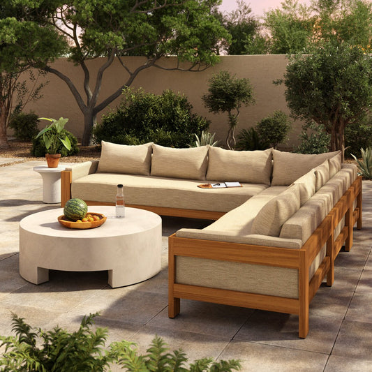 Chapman Outdoor 3-PIece Sectional - Casa Cream